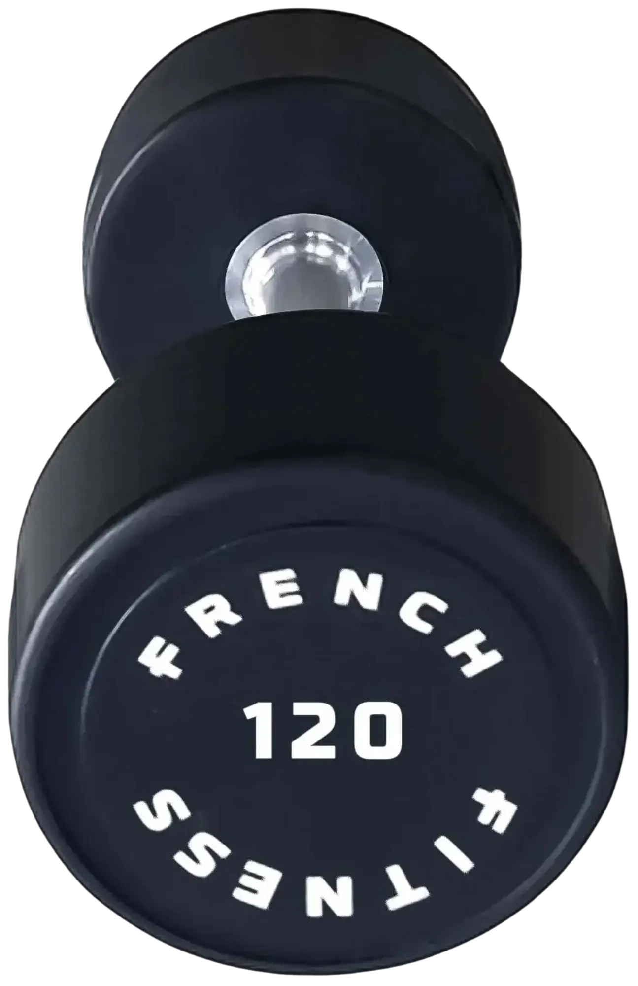 French Fitness Urethane Round Pro Style Dumbbell 120 lbs - Single (New) Image