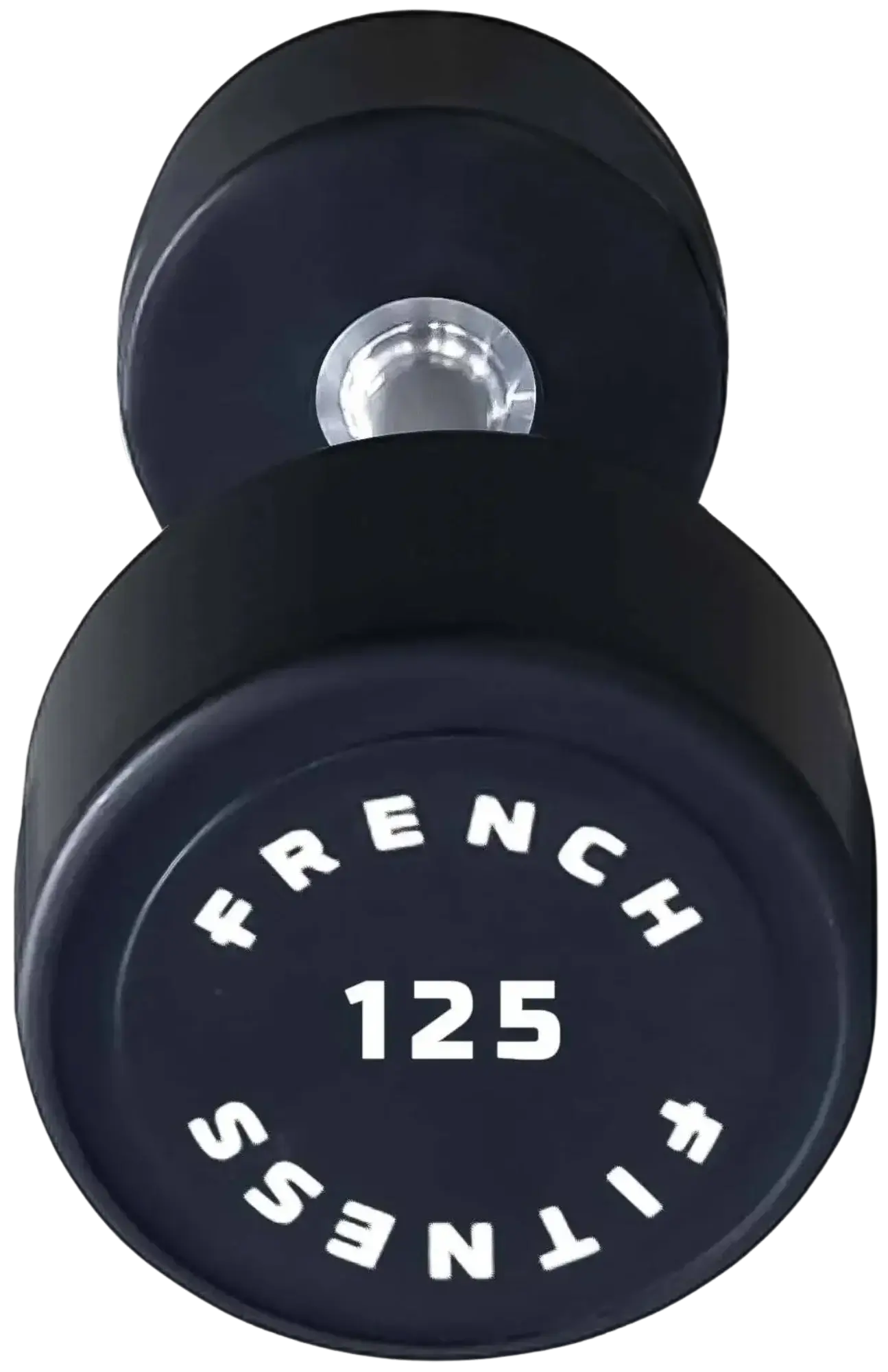 French Fitness Urethane Round Pro Style Dumbbell 125 lbs - Single (New) Image