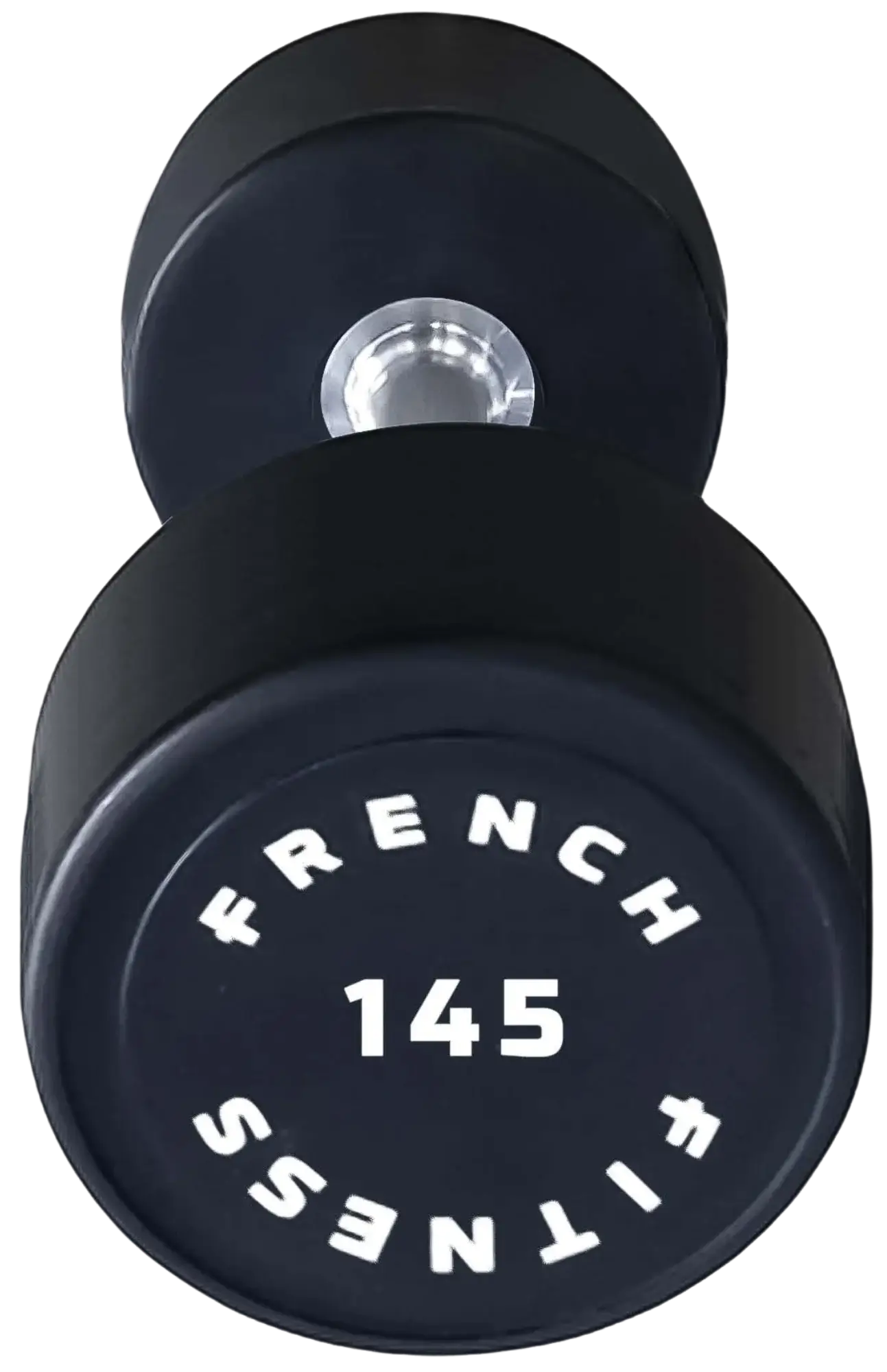 French Fitness Urethane Round Pro Style Dumbbell 145 lbs - Single (New) Image