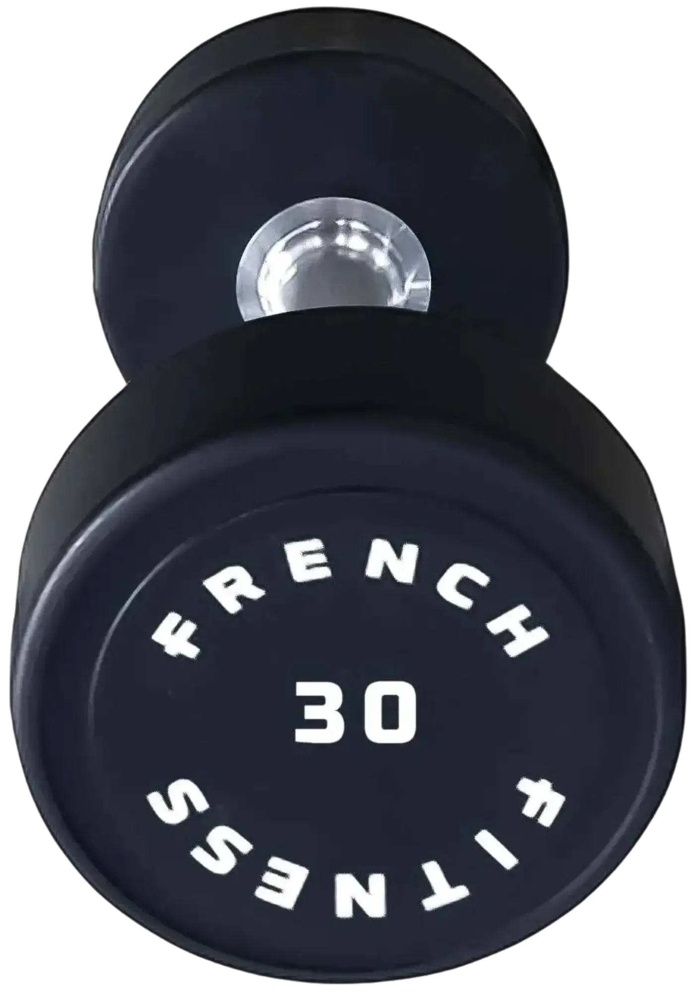 French Fitness Urethane Round Pro Style Dumbbell 30 lbs - Single (New) Image