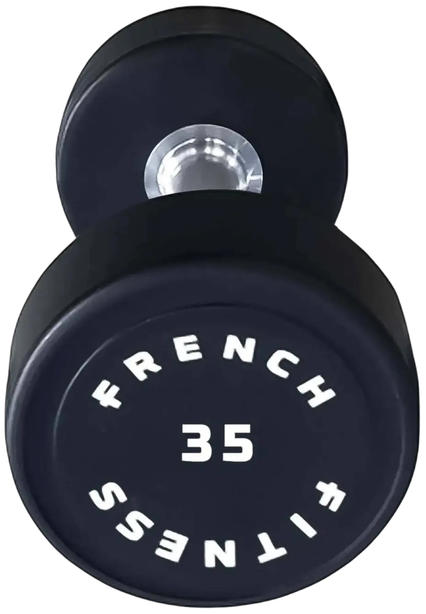 French Fitness Urethane Round Pro Style Dumbbell 35 lbs - Single (New) Image