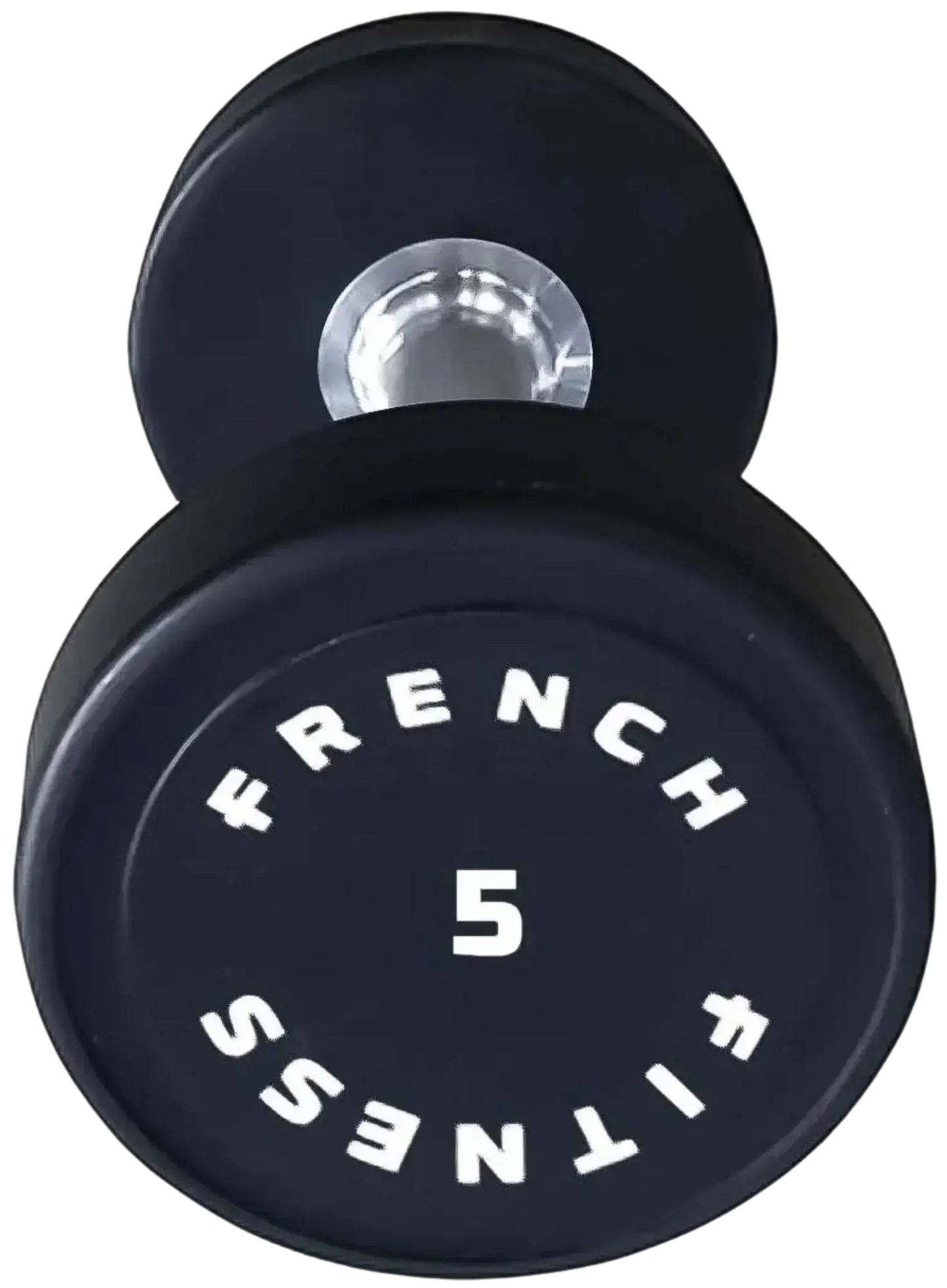 French Fitness Urethane Round Pro Style Dumbbell 5 lbs (New) Image