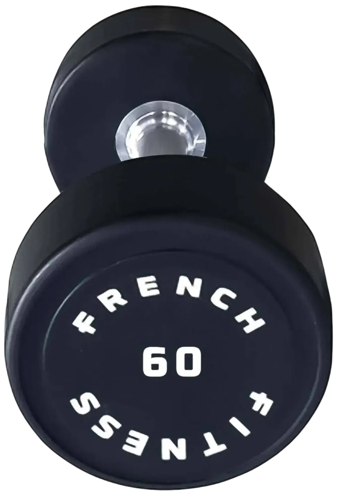 French Fitness Urethane Round Pro Style Dumbbell 60 lbs - Single (New) Image