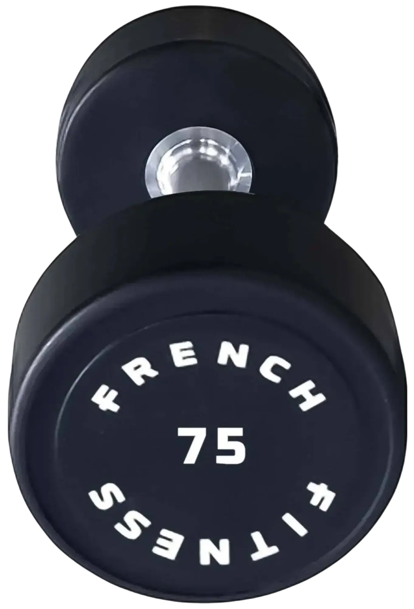 French Fitness Urethane Round Pro Style Dumbbell 75 lbs - Single (New) Image