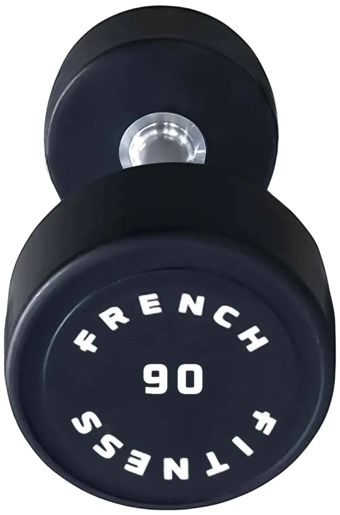 French Fitness Urethane Round Pro Style Dumbbell 90 lbs - Single (New) Image