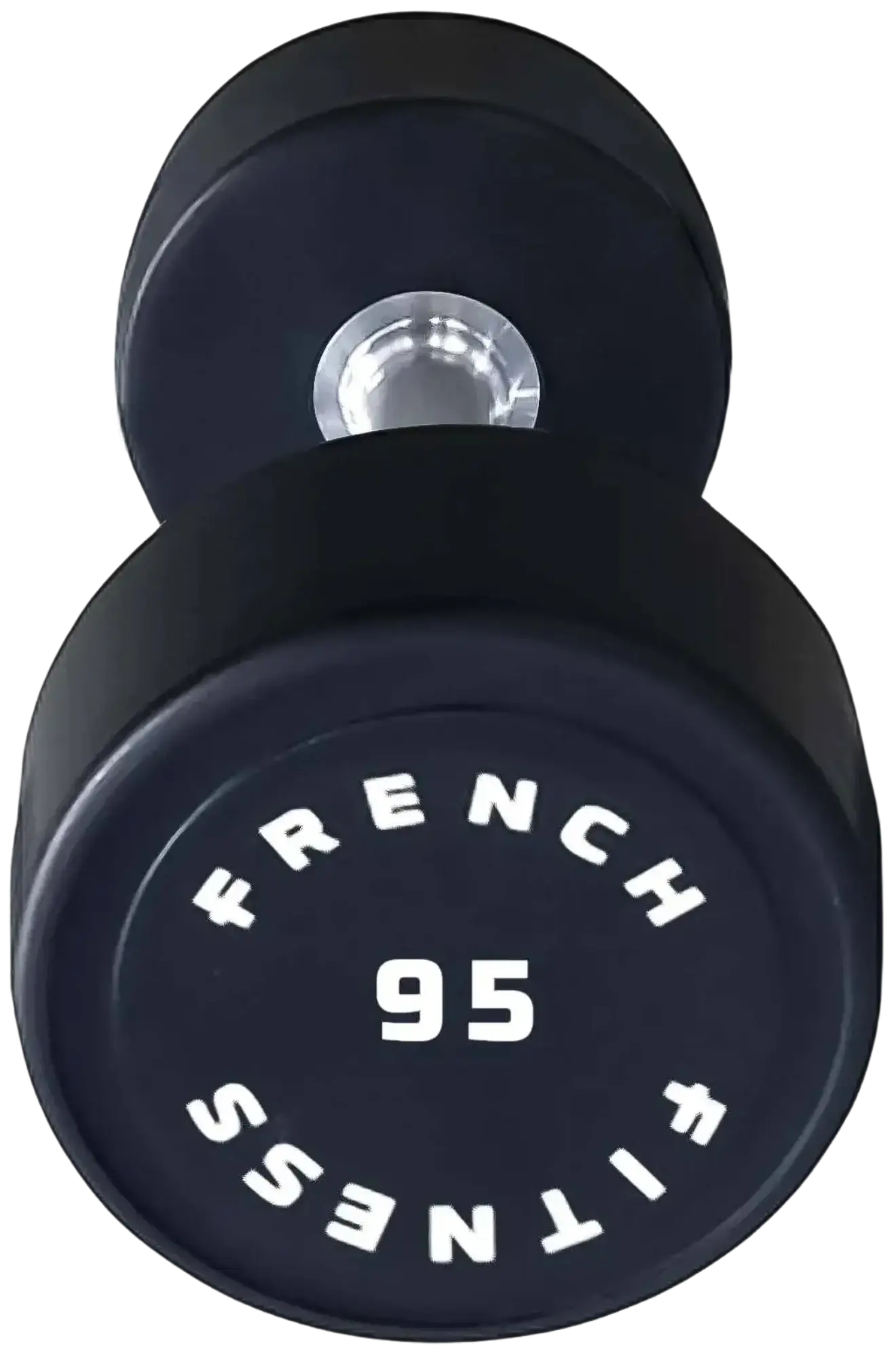 French Fitness Urethane Round Pro Style Dumbbell 95 lbs - Single (New) Image