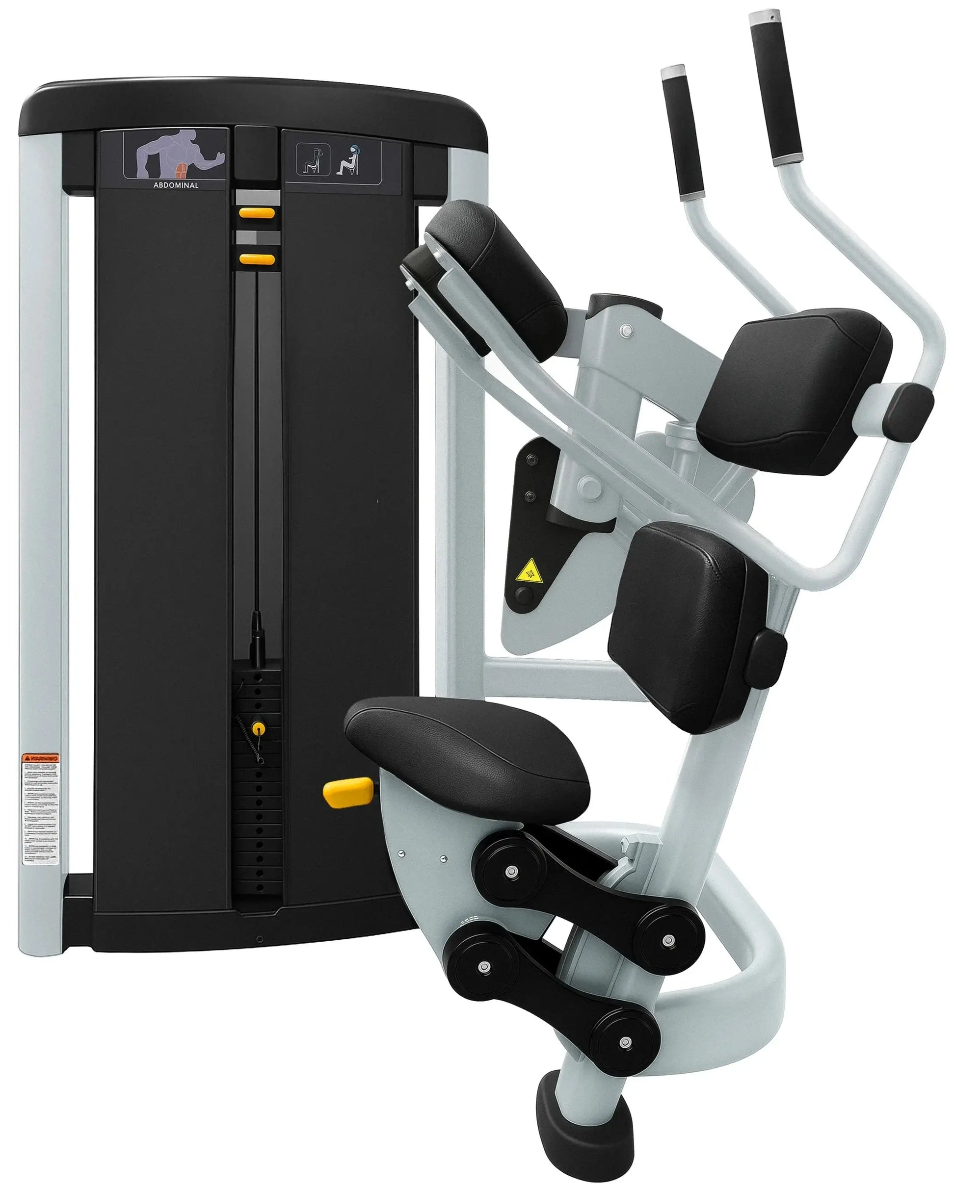 French Fitness Vail Selectorized Abdominal Crunch (New) - Angled View