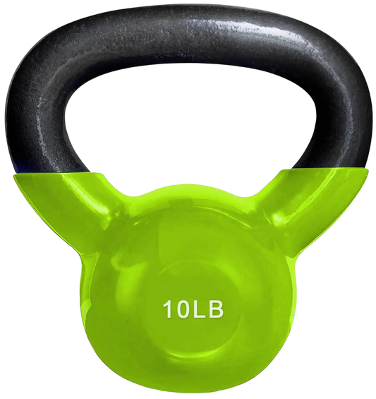 French Fitness Vinyl Kettlebell 10 lbs (New) Image