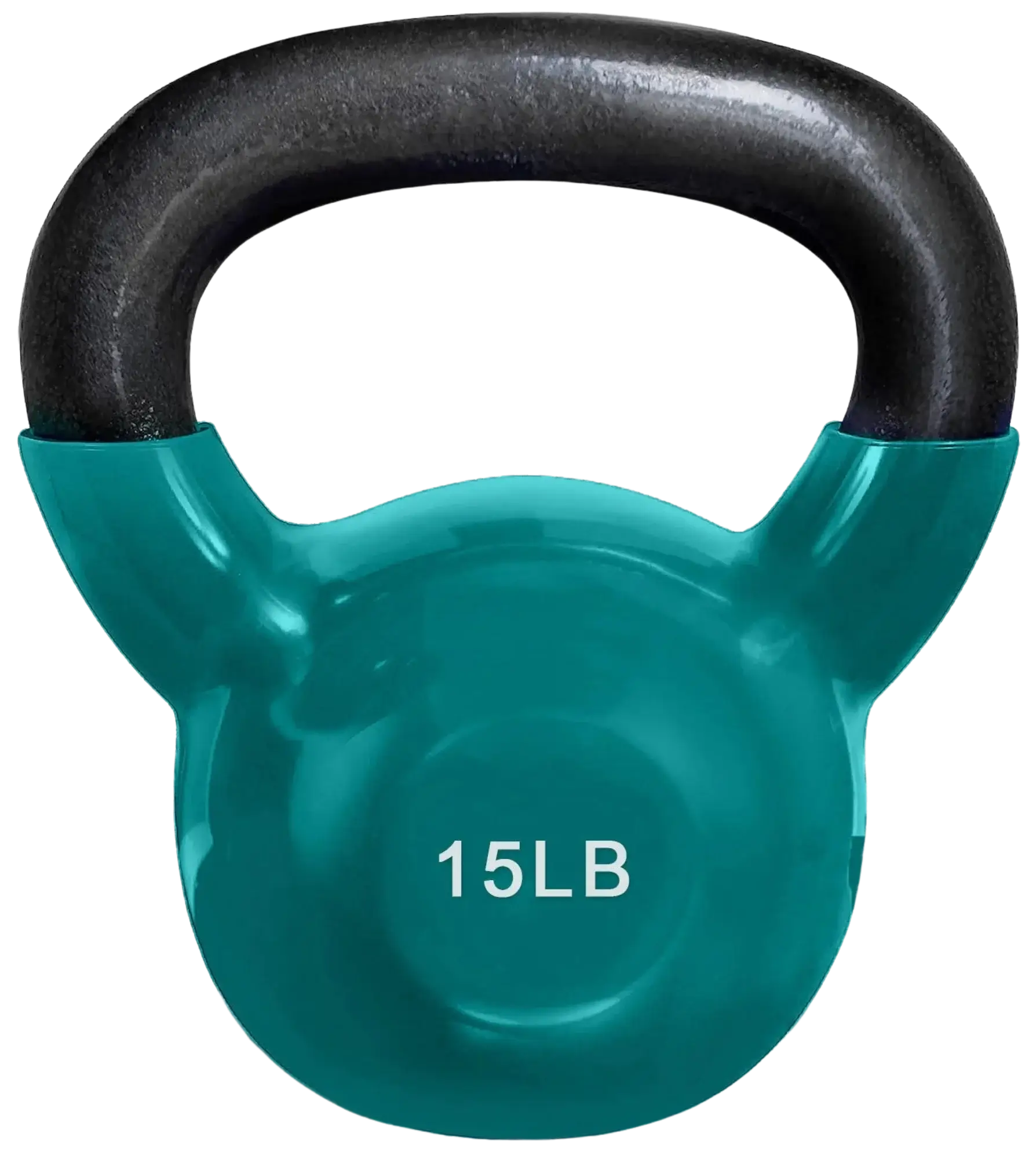 French Fitness Vinyl Kettlebell 15 lbs (New) Image