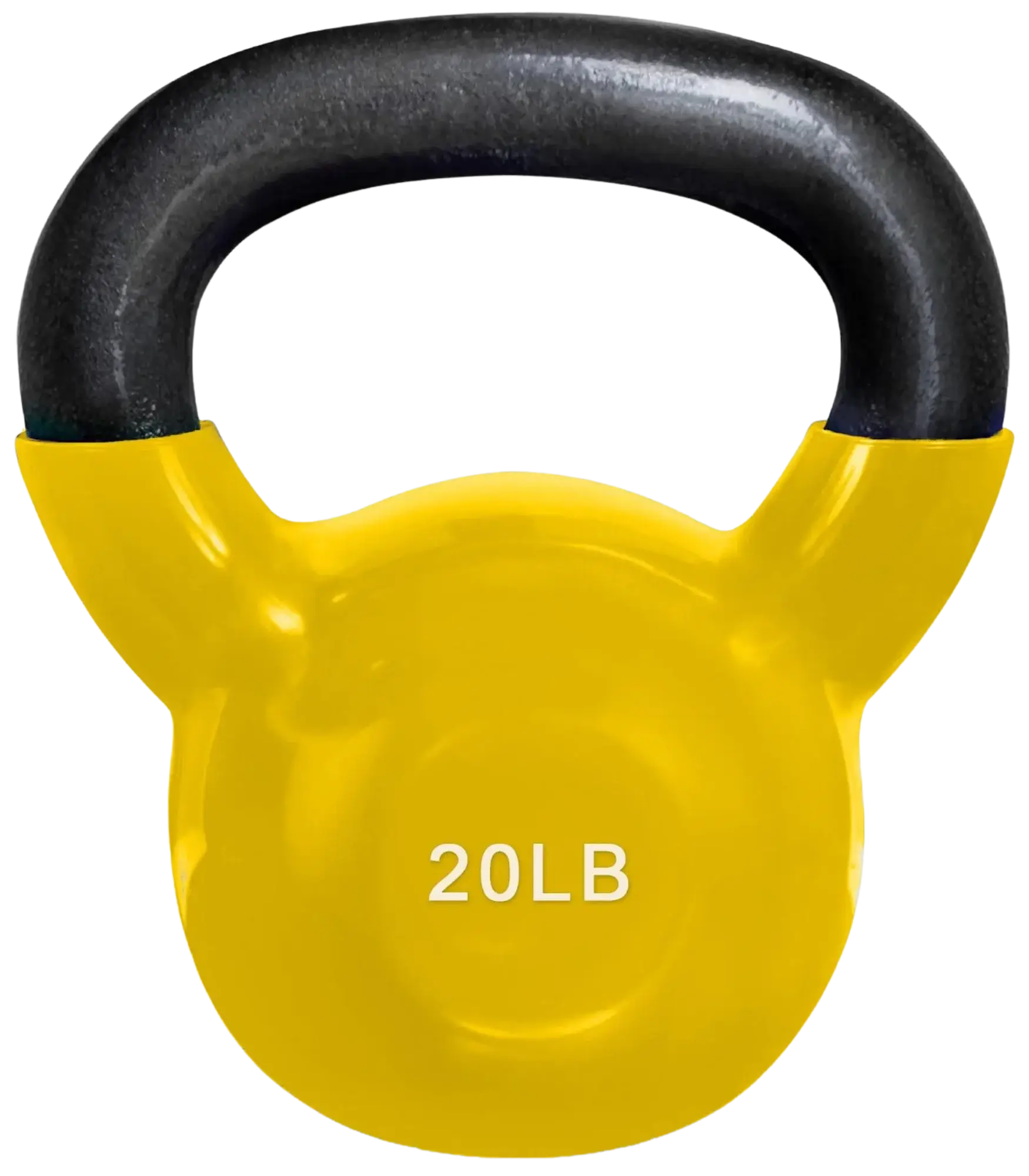 French Fitness Vinyl Kettlebell 20 lbs (New) Image