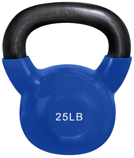 French Fitness Vinyl Kettlebell 25 lbs (New) Image