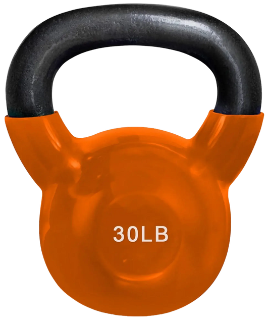 French Fitness Vinyl Kettlebell 30 lbs (New) Image