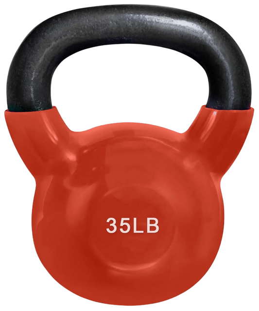 French Fitness Vinyl Kettlebell 35 lbs (New) Image