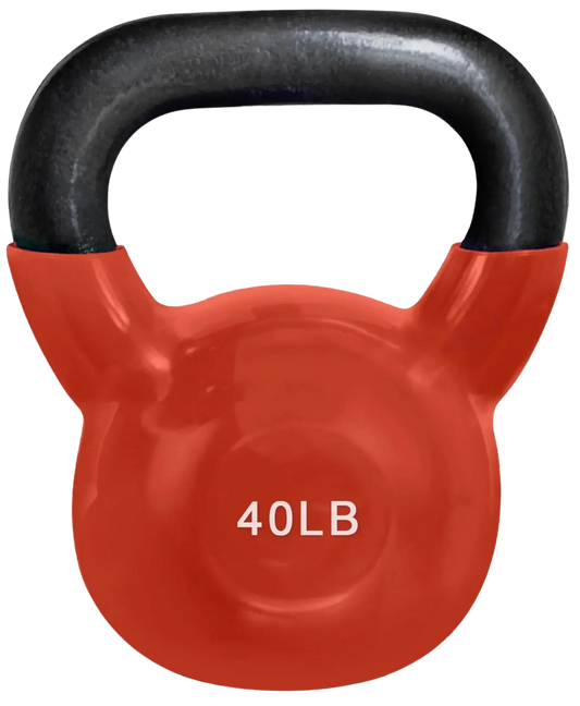 French Fitness Vinyl Kettlebell 40 lbs (New) Image