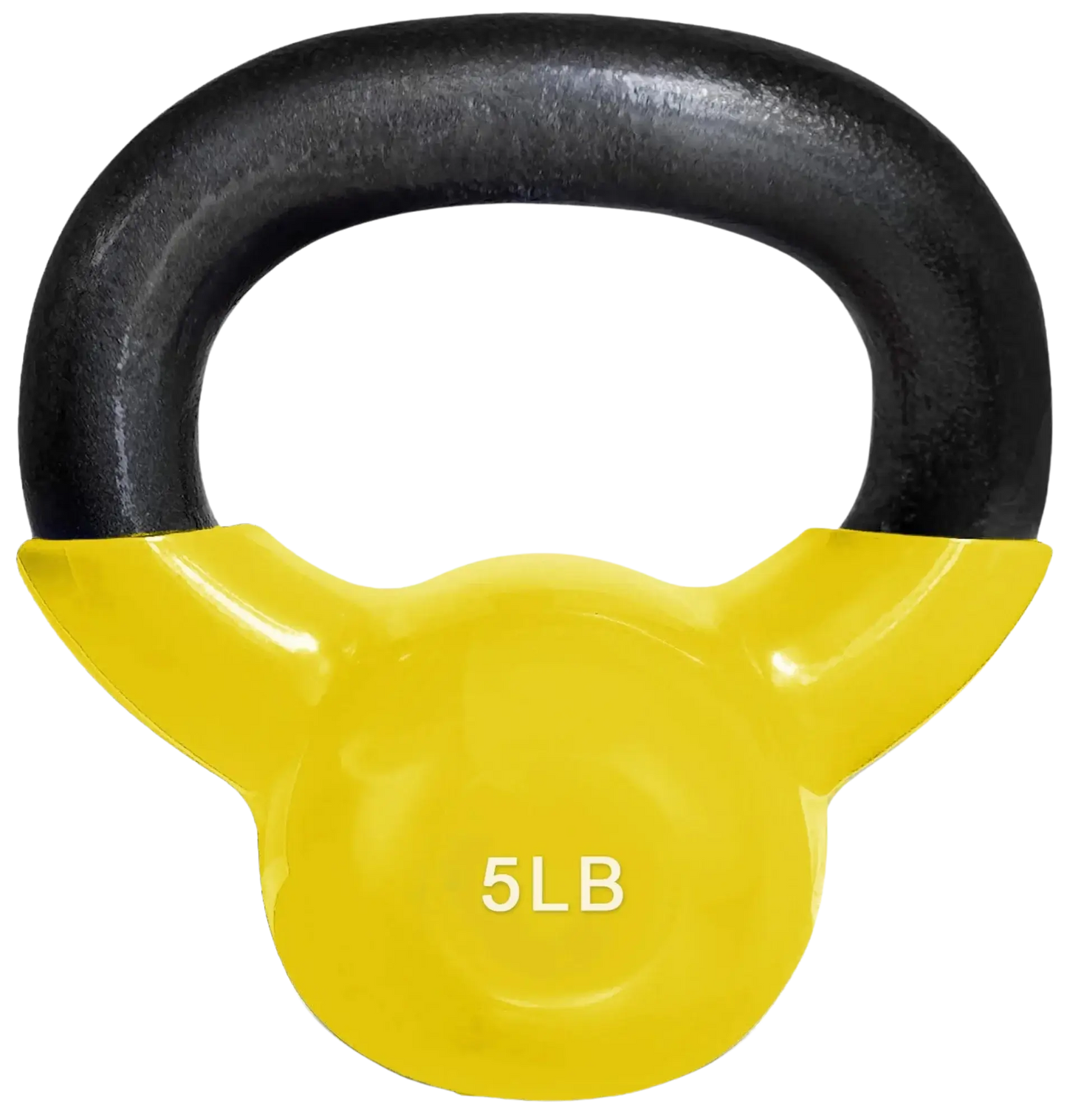 French Fitness Vinyl Kettlebell 5 lbs (New) Image