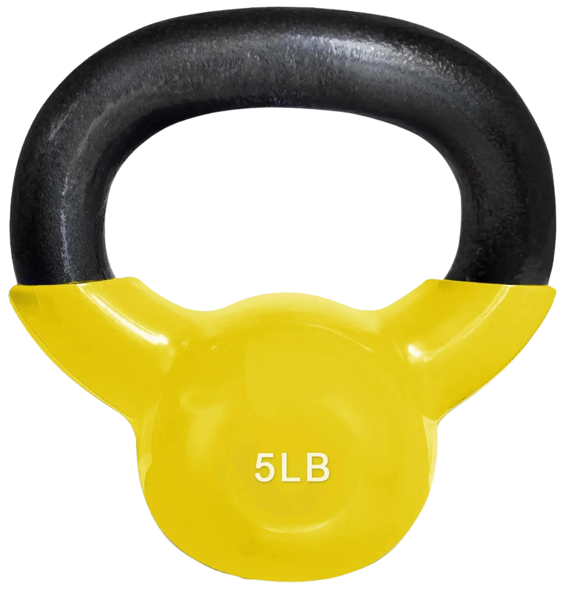 French Fitness Vinyl Kettlebell 5 lbs (New) Image