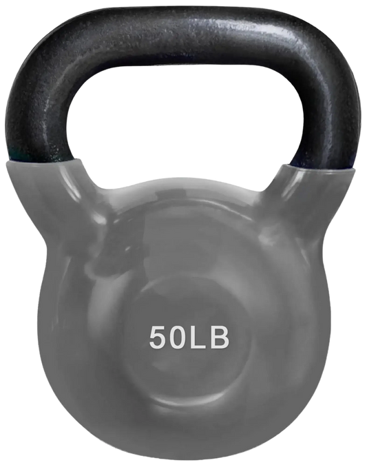 French Fitness Vinyl Kettlebell 50 lbs (New) Image
