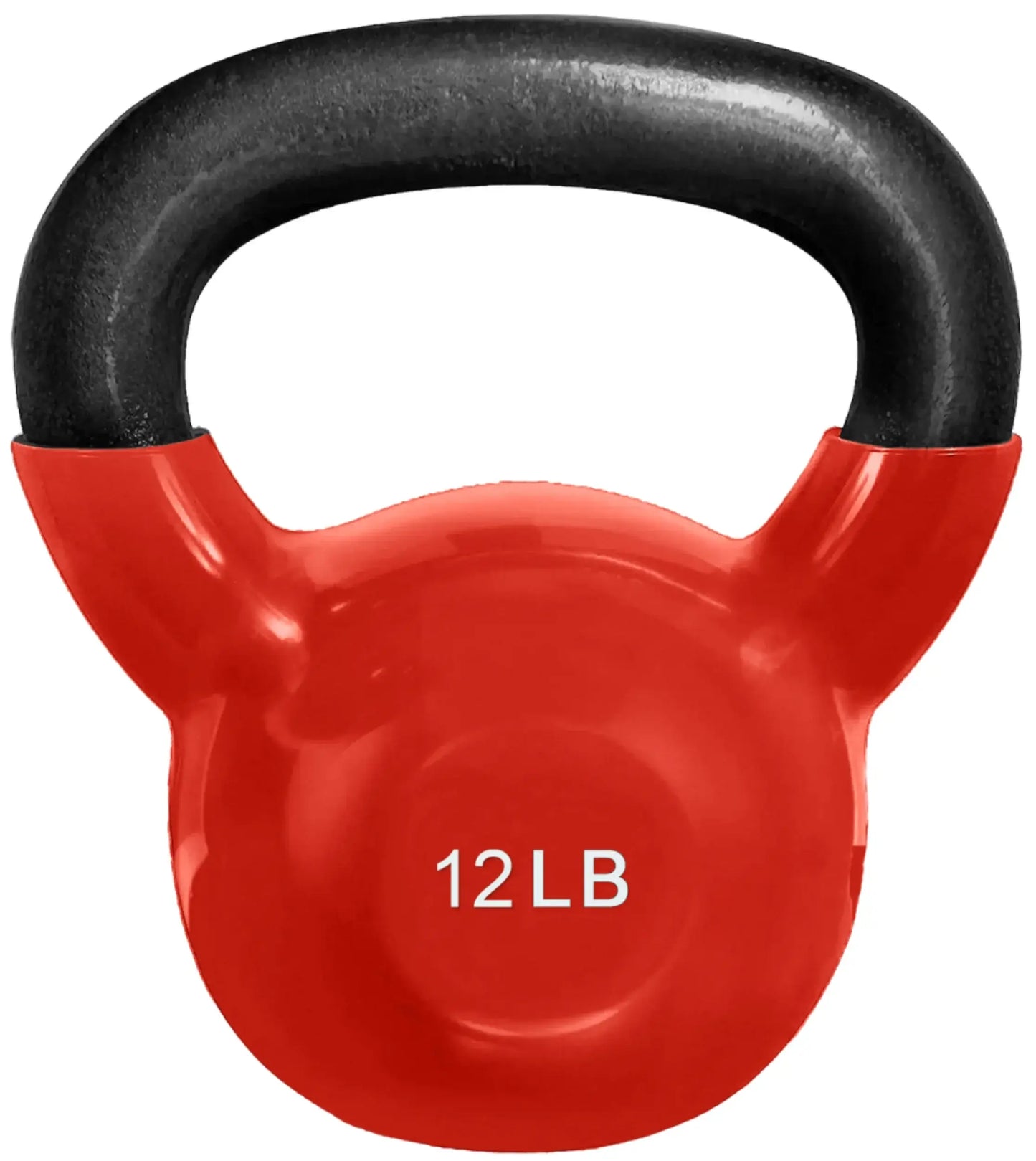 French Fitness Vinyl Kettlebell Set Set of 6 (5-20 lbs) (New) - front view