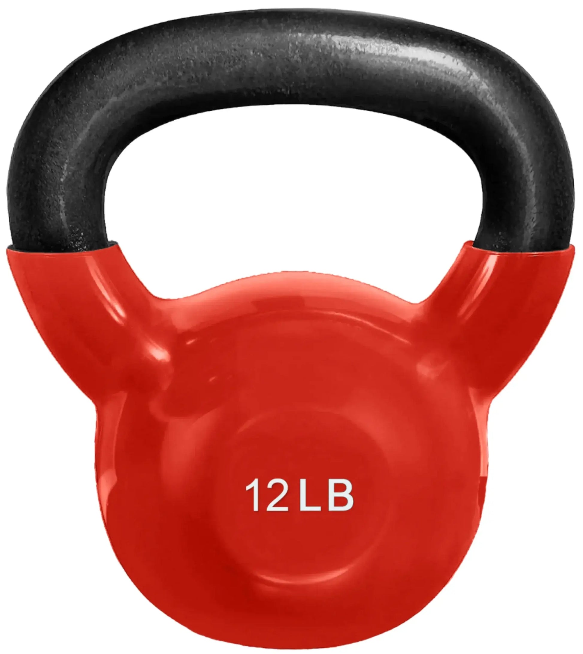 French Fitness Vinyl Kettlebell Set Set of 6 (5-20 lbs) (New) - front view