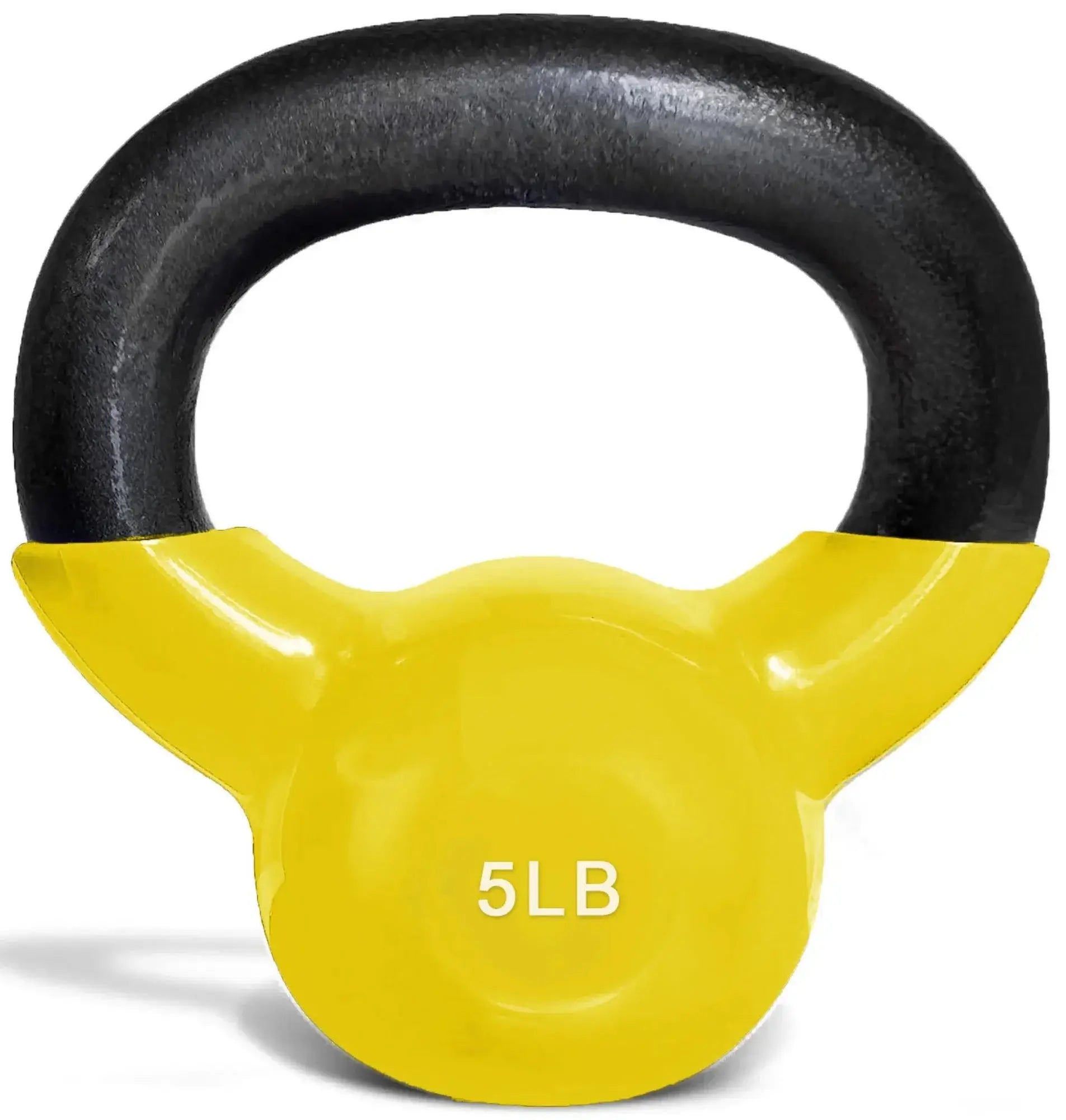 French Fitness Vinyl Kettlebell Set 5-30 lbs (New) Image 2