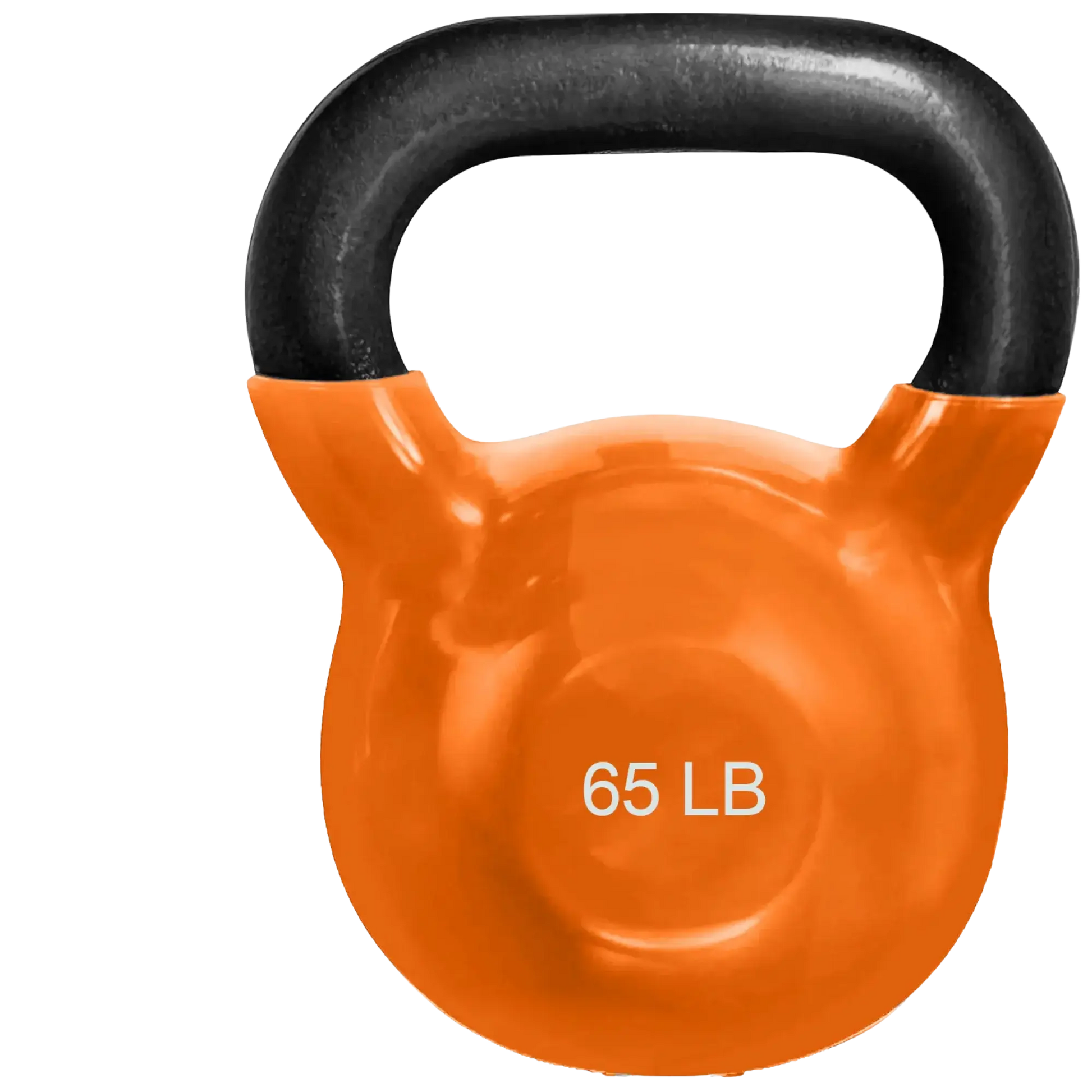 French Fitness Vinyl Kettlebell 65 lbs (New) Image
