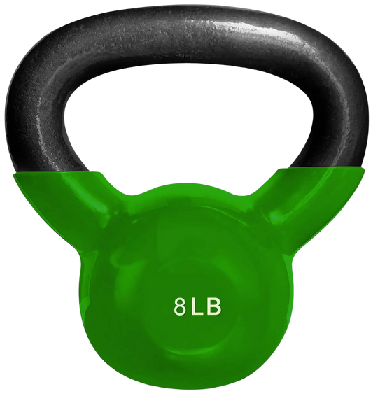 French Fitness Vinyl Kettlebell 8 lbs (New) Image