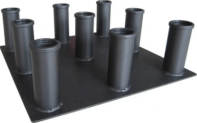 French Fitness Vertical Olympic 9 Bar Rack Holder (New) Image 3