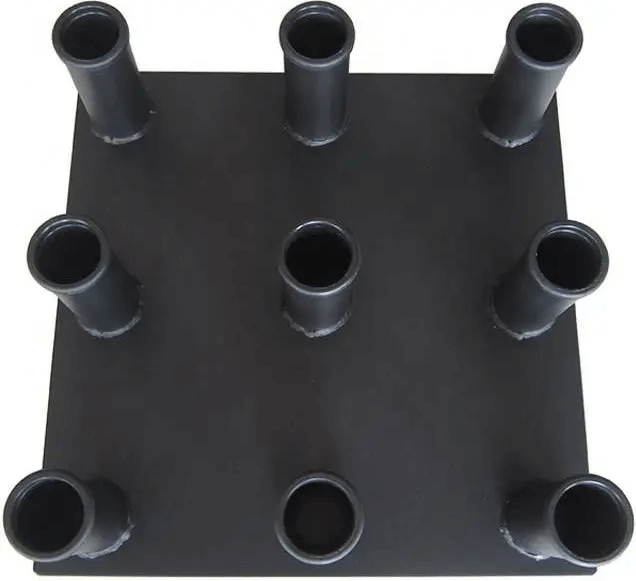 French Fitness Vertical Olympic 9 Bar Rack Holder (New) Image 4