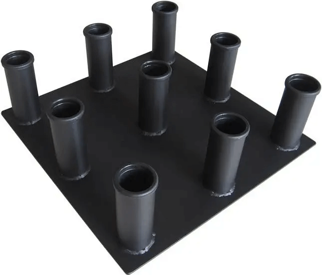 French Fitness Vertical Olympic 9 Bar Rack Holder (New) Image