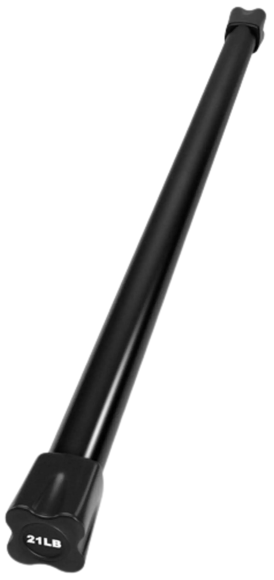 French Fitness Weighted Body Fitness Bar 21 lbs - Black (New) Image