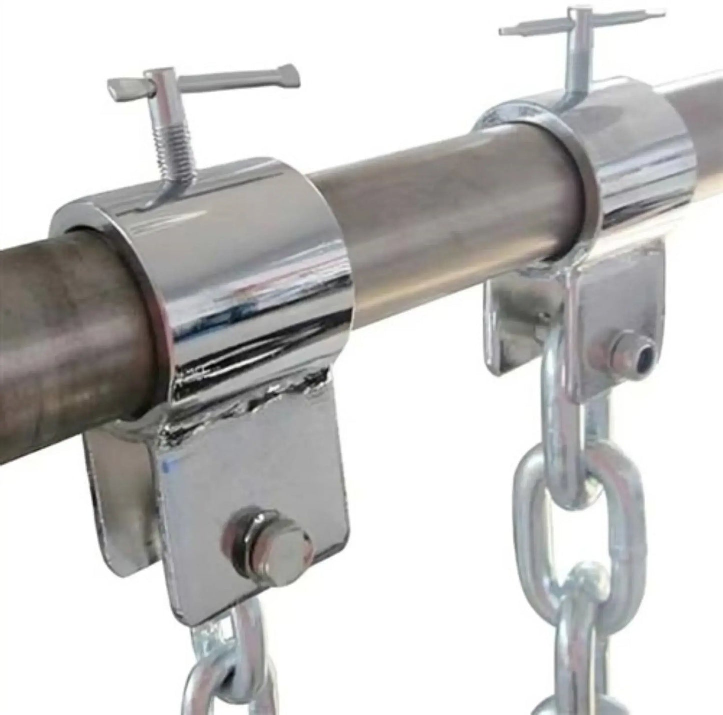 French Fitness Weight Lifting Chain Set of 2 w/Collars - 22 lbs (New) Image 3