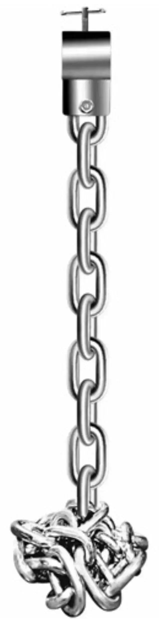 French Fitness Heavy Weight Lifting Chain Set of 2 w/Collars - 44 lbs (New) Image 2