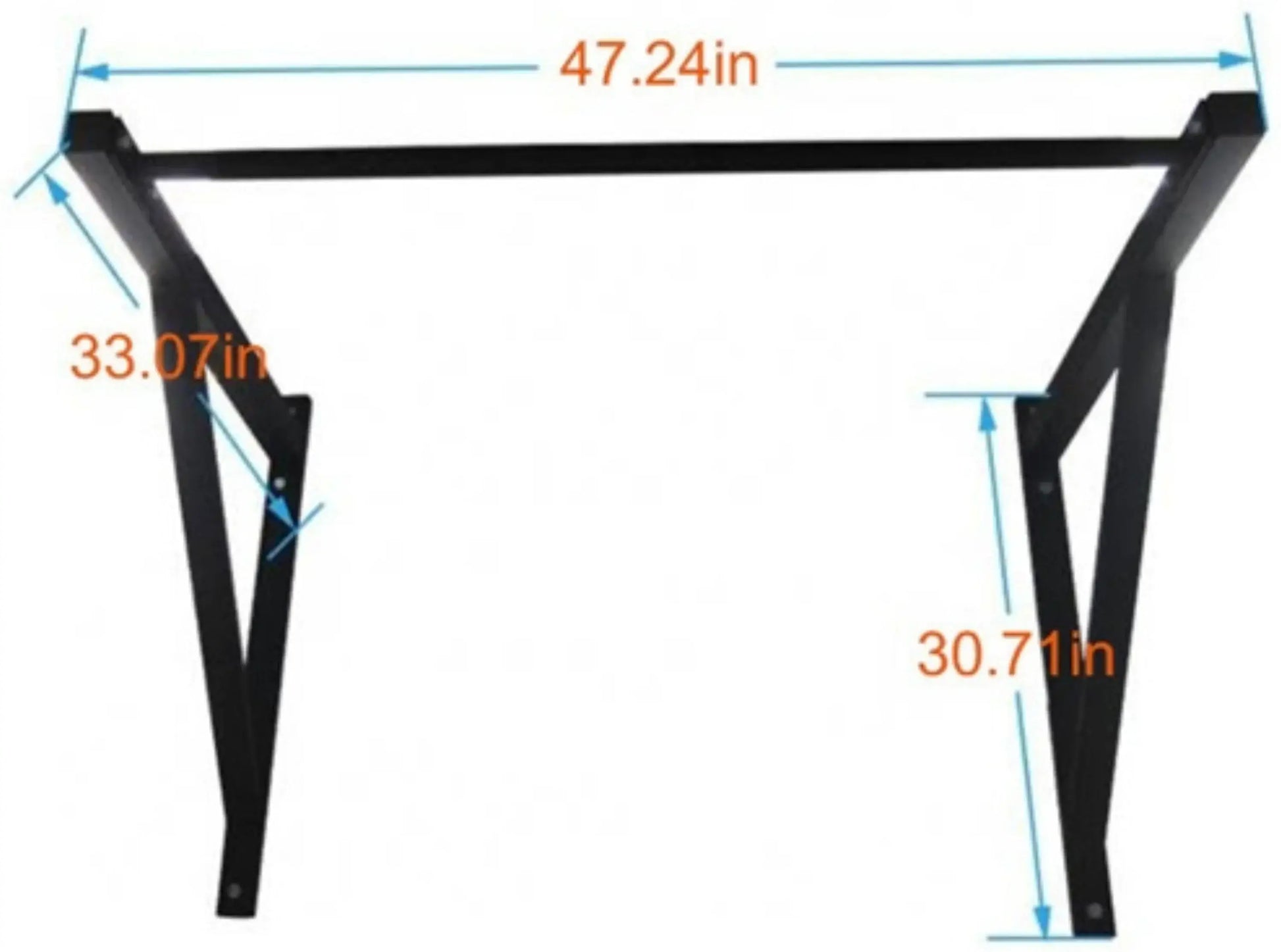 French Fitness Wall Mounted Pull Up Bar (New) Image 4