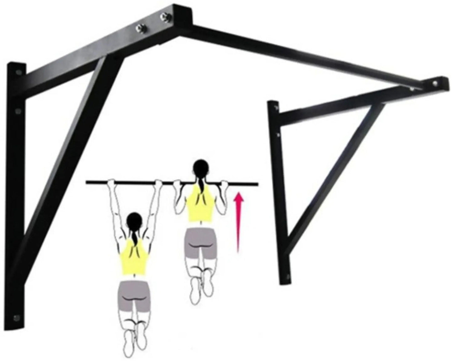 French Fitness Wall Mounted Pull Up Bar (New) Image 7