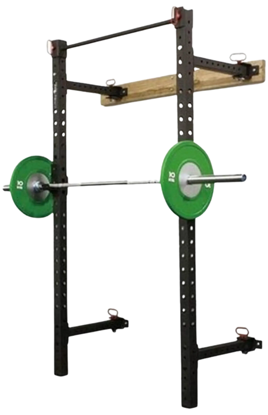 French Fitness Wall Mounted Foldable Squat Rack WMR10 (New) Image