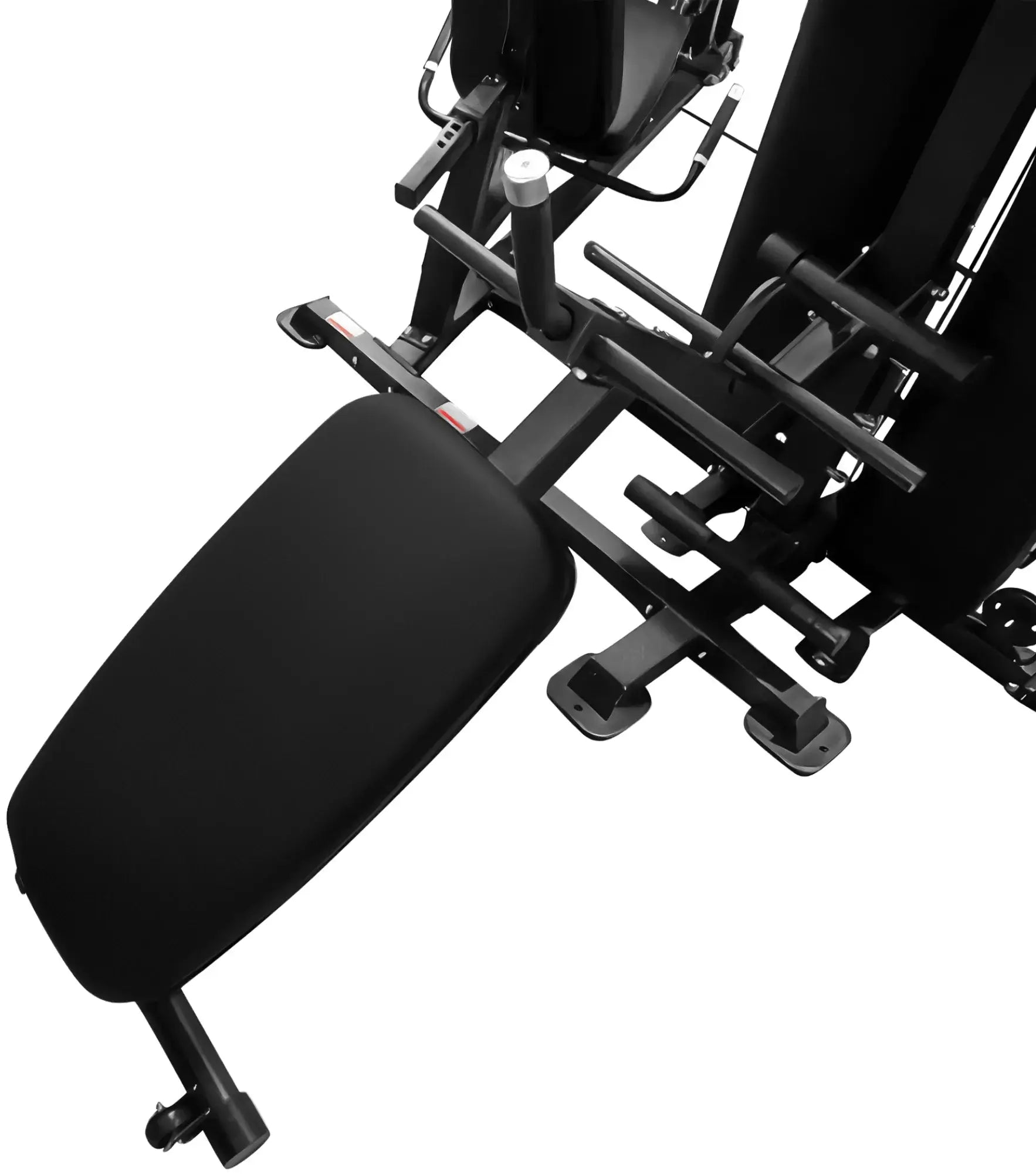 French Fitness - Ab Bench - Black Attachment (New) - Top Angled View