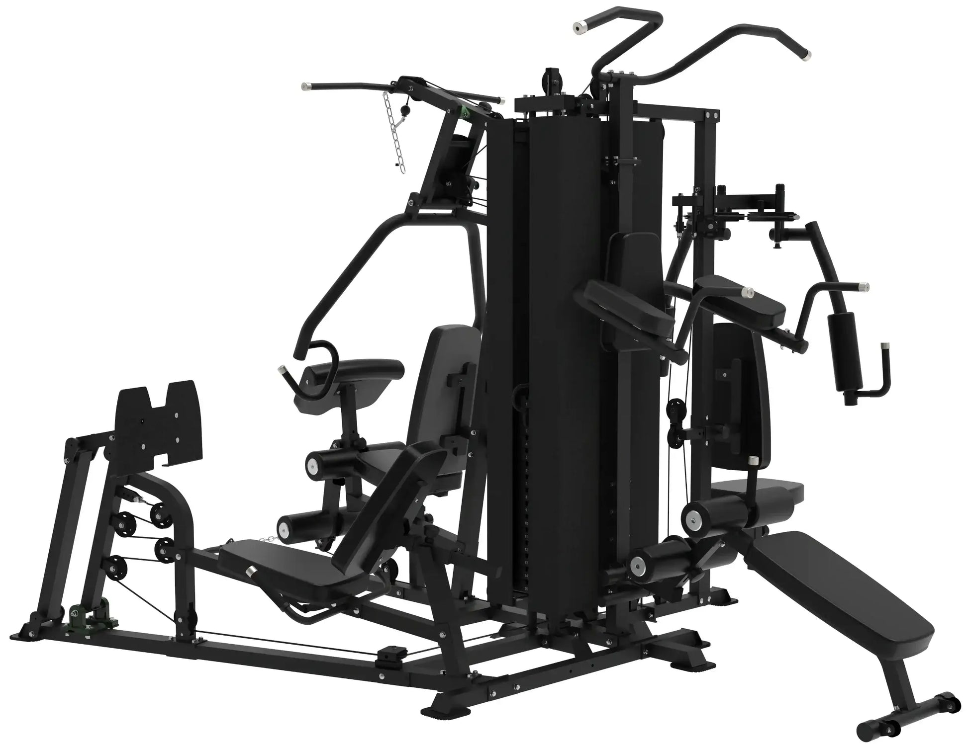 French Fitness X8 XL Multi Station Gym System - Black (New) Image 2