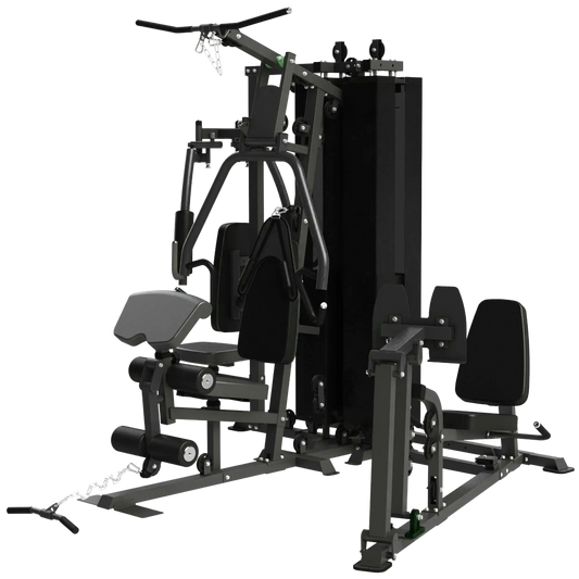 French Fitness X8 XL Multi Station Gym System - Black (New) Image