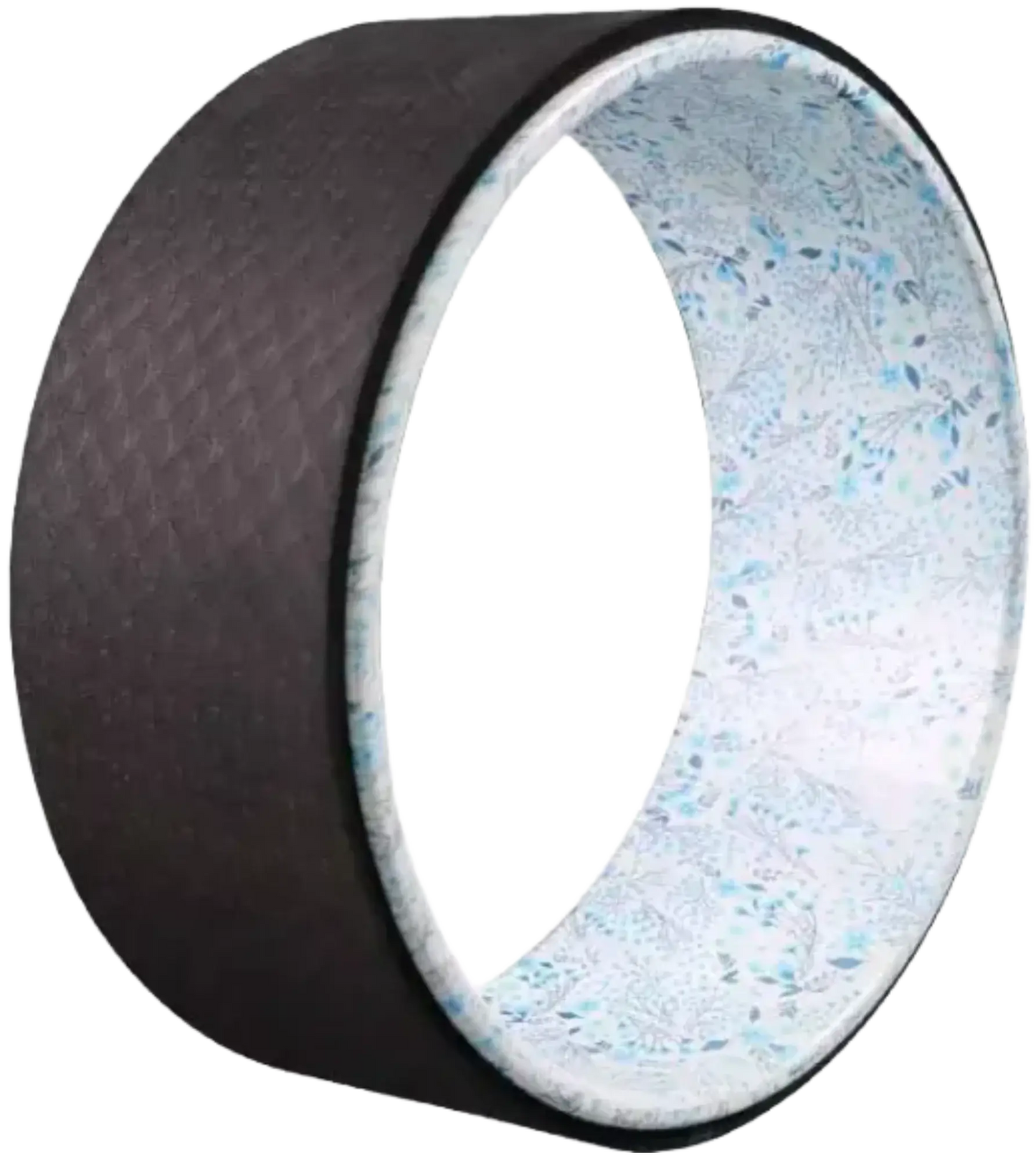 French Fitness - 12.5 x 5 Inch Yoga Wheel (New) - Angled View