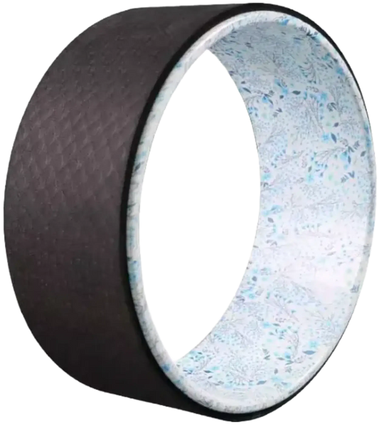 French Fitness - 12.5 x 5 Inch Yoga Wheel (New) - Angled View