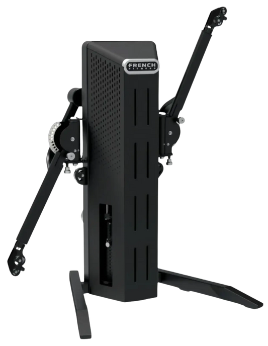 French Fitness - Aspen Dual Cable Cross - Black (New) - Angled View