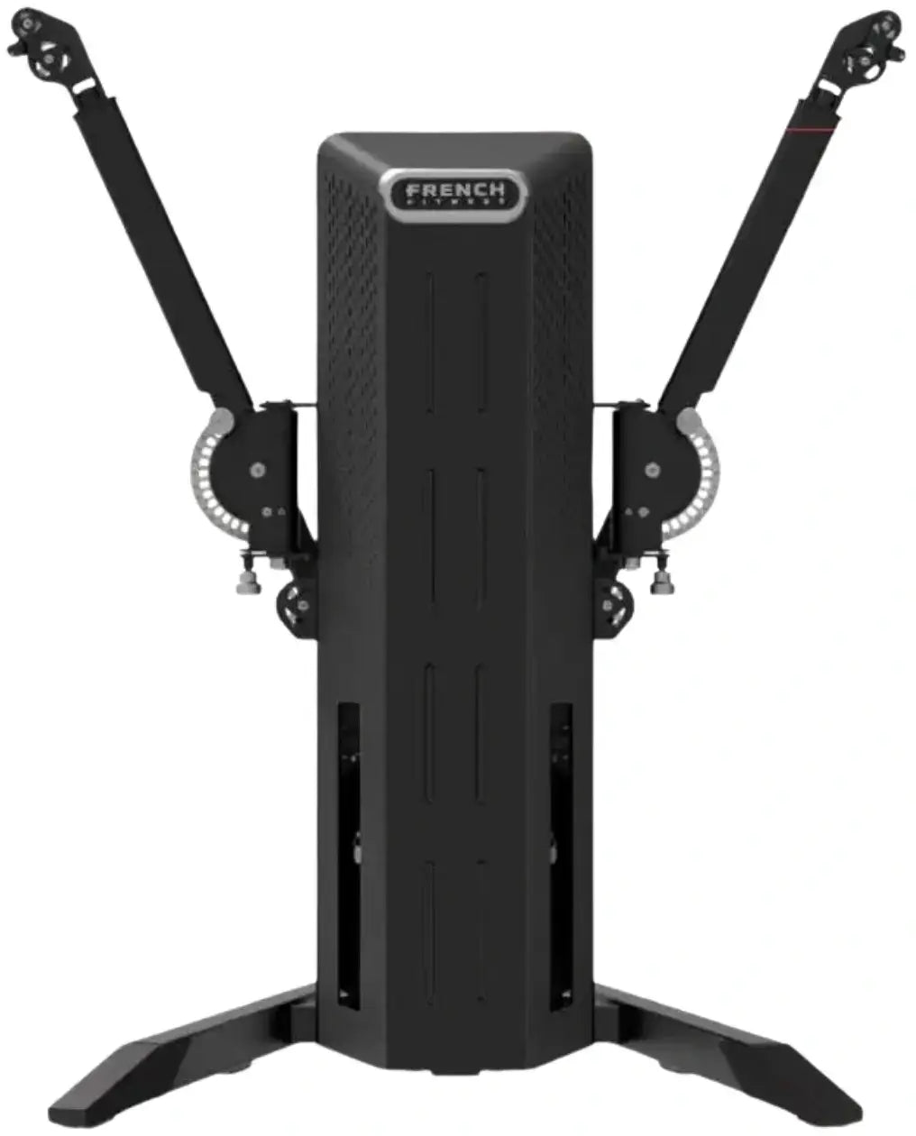 French Fitness - Aspen Dual Cable Cross - Black (New) - Front View