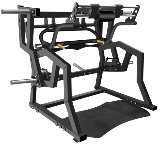 Image Alt Text: French Fitness Aspen Plate Loaded Pro Power Squat Front View