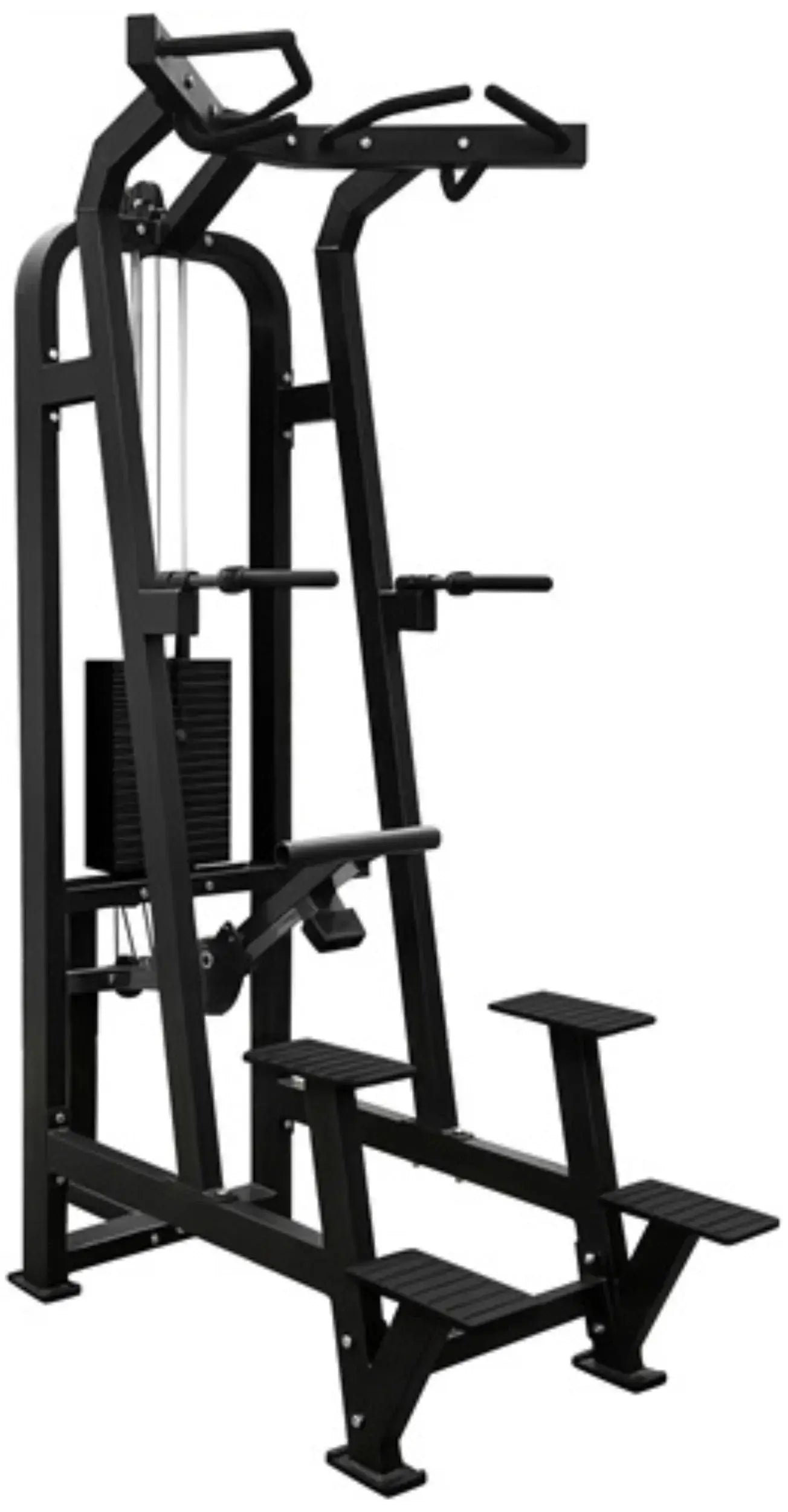 French Fitness - Aspen Standing Dip/Chin Assist (New) - Angled View