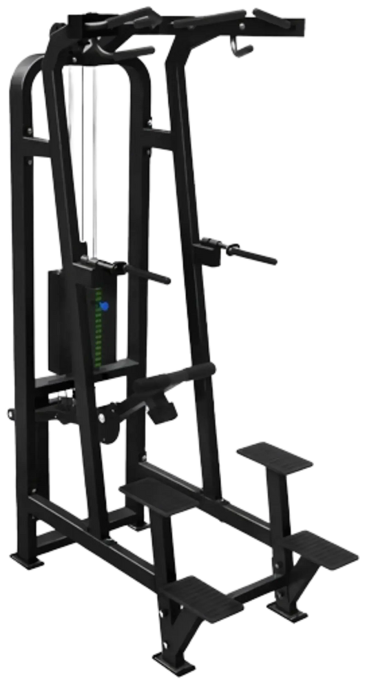 French Fitness - Aspen Standing Dip/Chin Assist (New) - Angled View