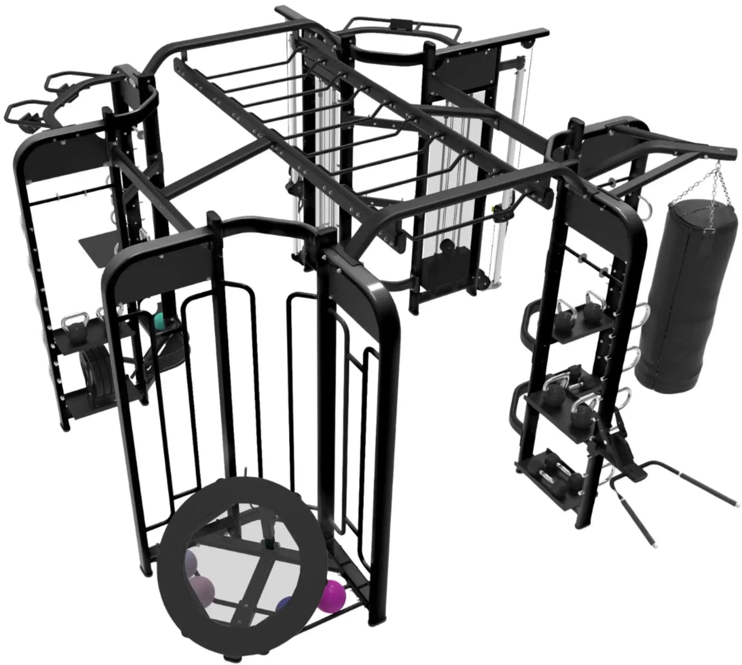 French Fitness FFB Black 360XL Energy Group Training System (New) Image 2