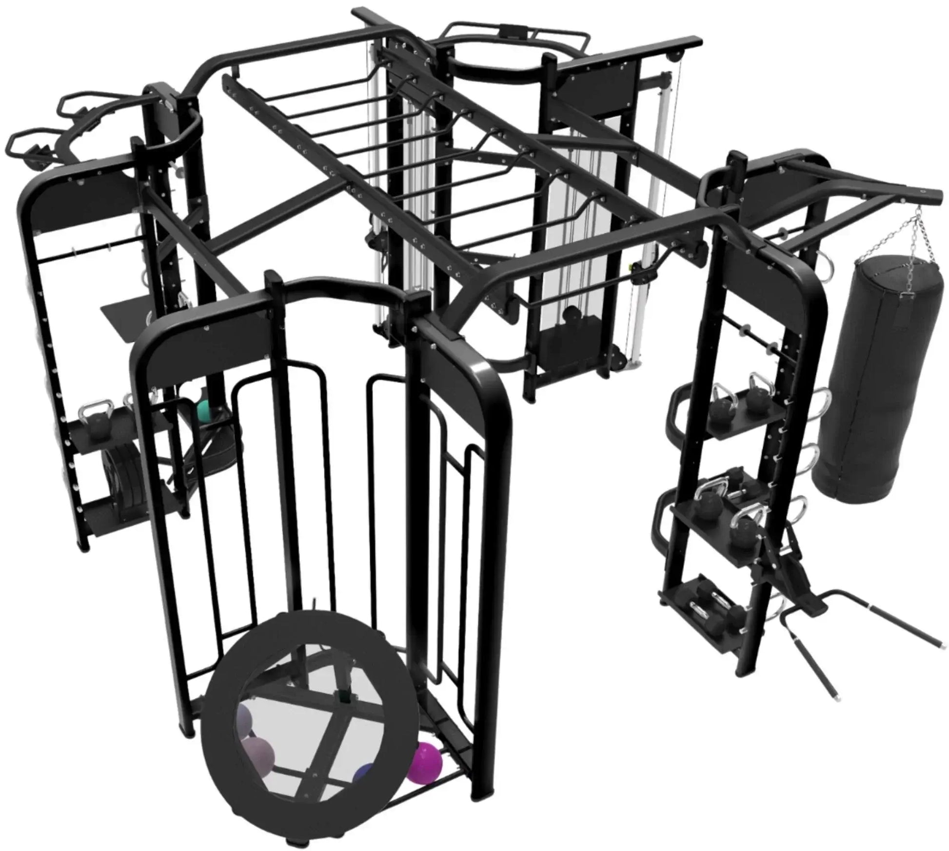 French Fitness FFB Black 360XL Energy Group Training System (New) Image 2
