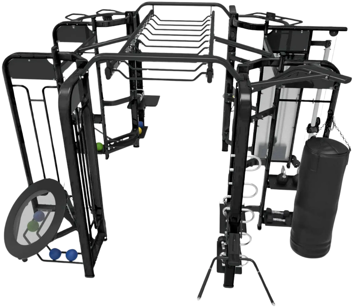 French Fitness FFB Black 360XL Energy Group Training System (New) Image