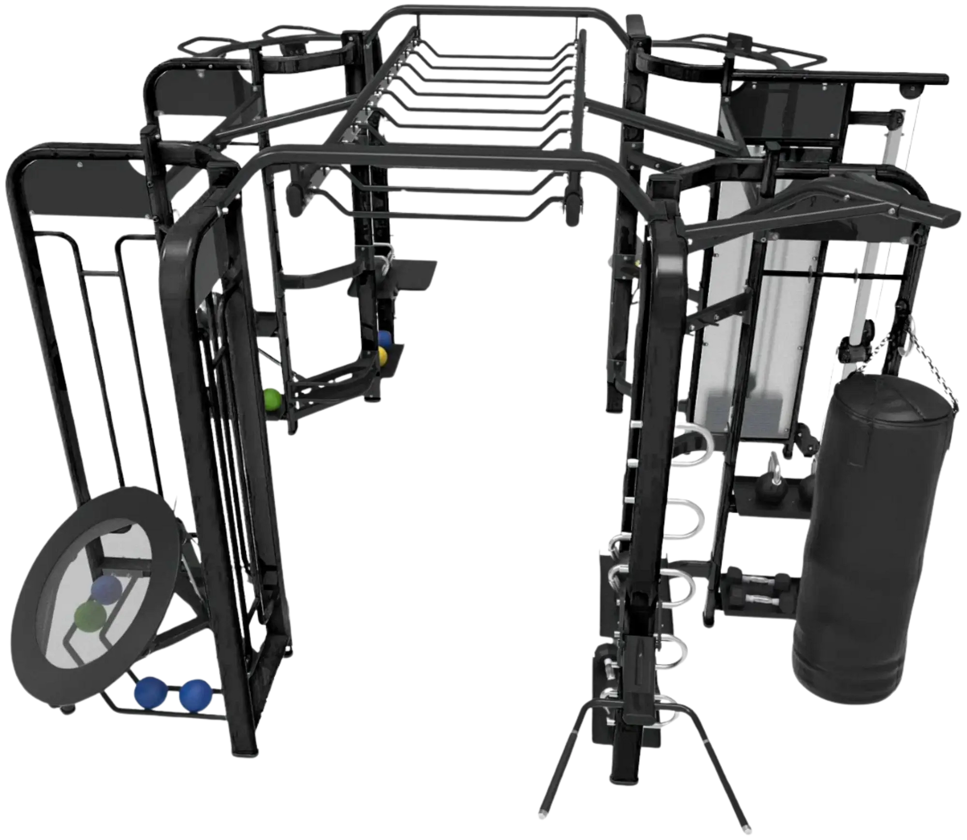 French Fitness FFB Black 360XL Energy Group Training System (New) Image