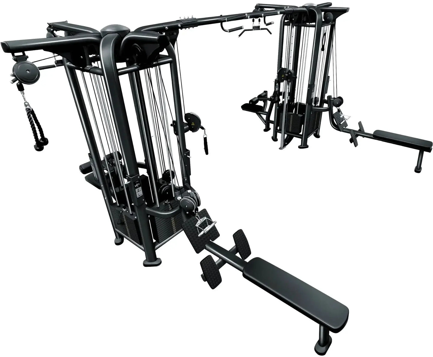 French Fitness FFB Black 8 Stack Multi Jungle Gym (New) Image 2
